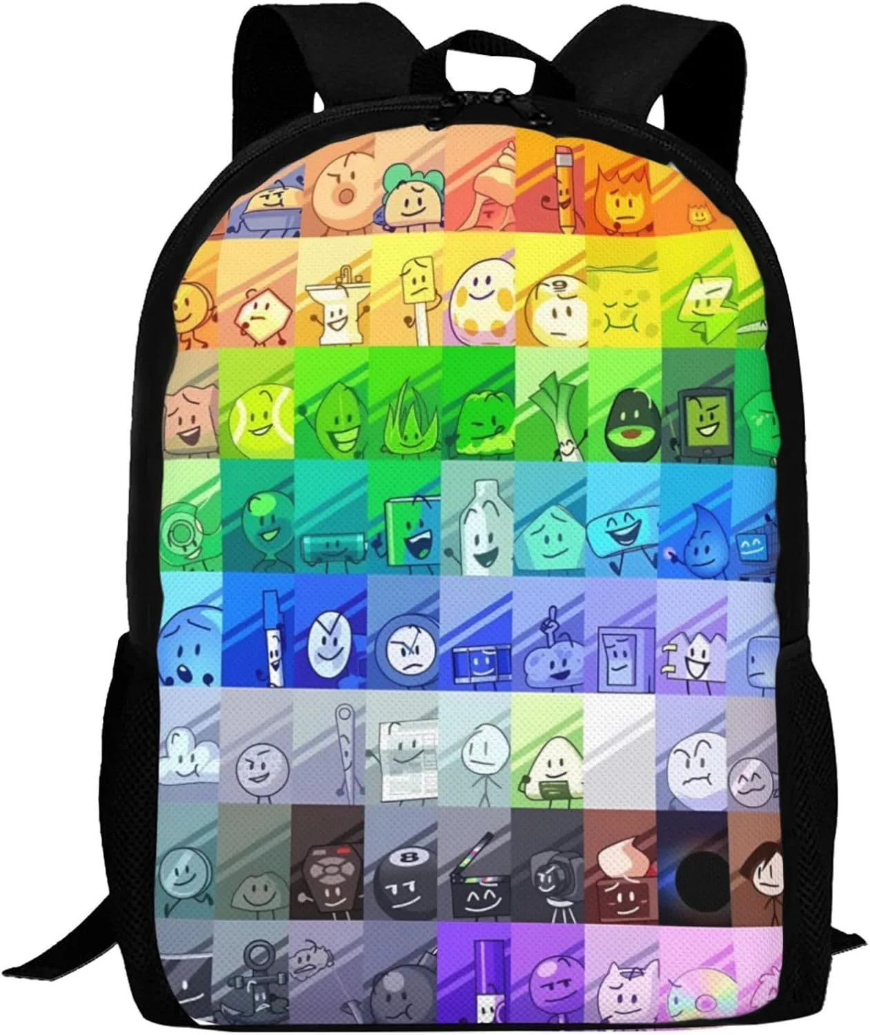 Bfdi-Battle for Dream-Island Backpack,3d Print Laptop Backpack Lightweight Casual Daypack Bookbag 16.5 In, 17 Inch
