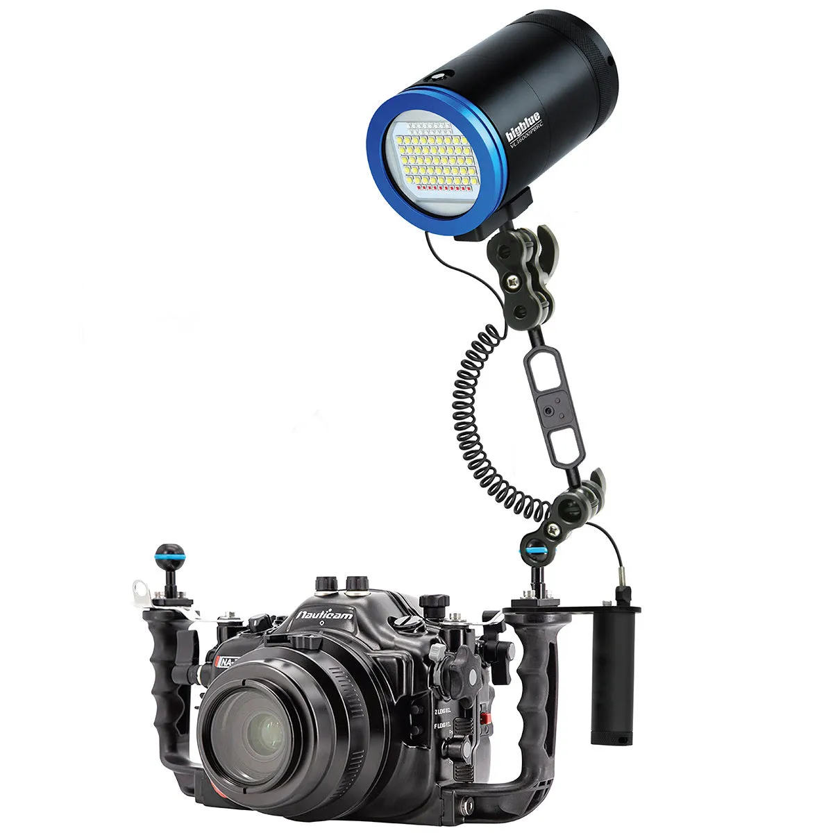 Big Blue - 36000-Lumen Remote Control Video Light w/ Built-in Blue & Red LED