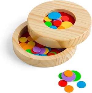 Bigjigs Toys, Tiddlywinks Game, Wooden Toys, Tiddly Winks, Board Games, Travel Games for Kids, Pocket Money Toys, Traditional Games, Board Games for Families