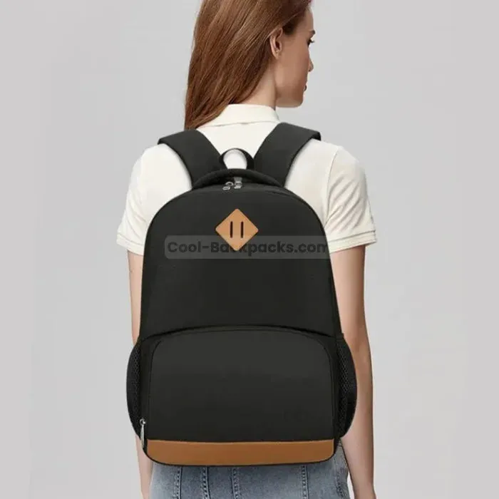 Black Brown Backpack