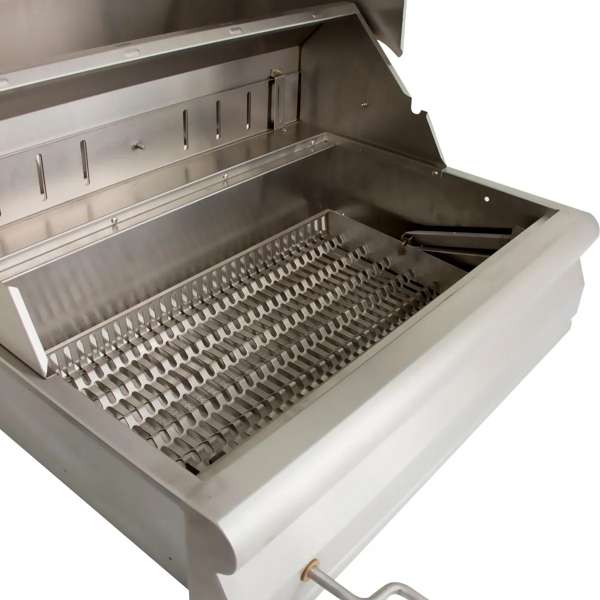 Blaze 32-Inch Built-In Stainless Steel Charcoal Grill With Adjustable Charcoal Tray - BLZ-4-CHAR