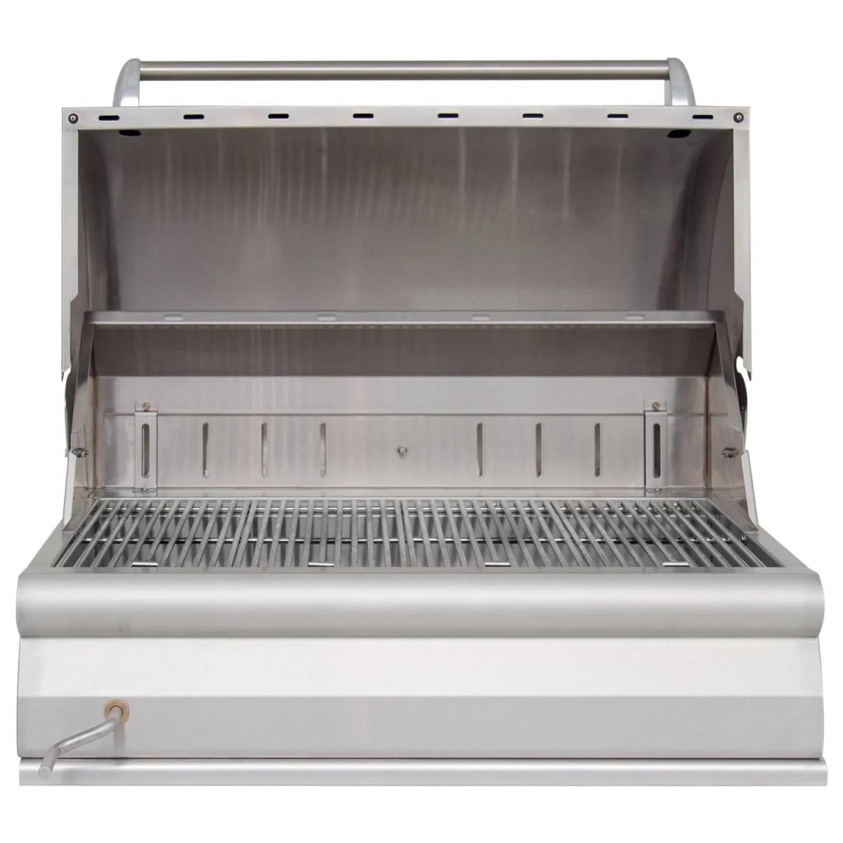 Blaze 32-Inch Built-In Stainless Steel Charcoal Grill With Adjustable Charcoal Tray - BLZ-4-CHAR