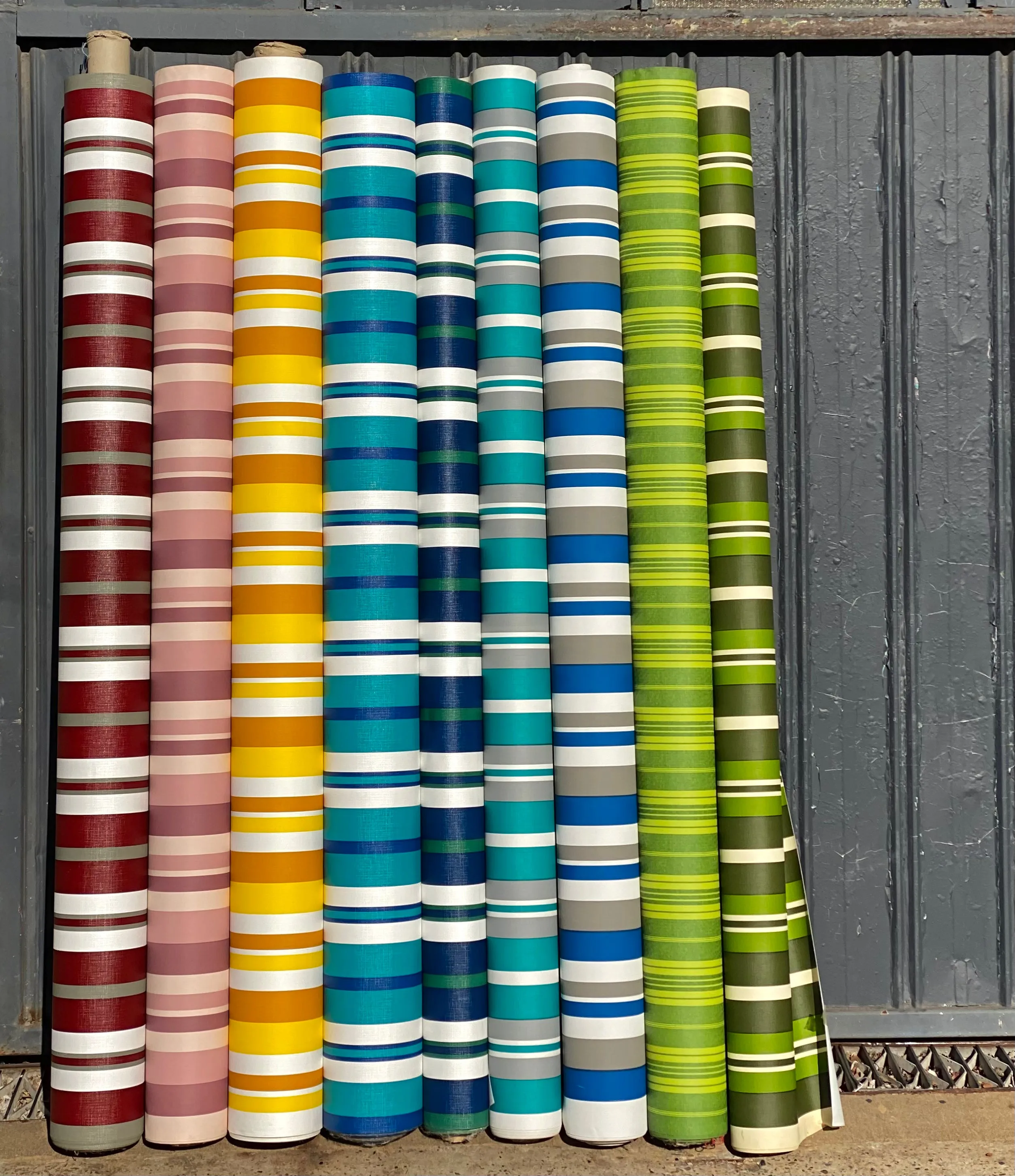 Blue, Grey, White Stripe