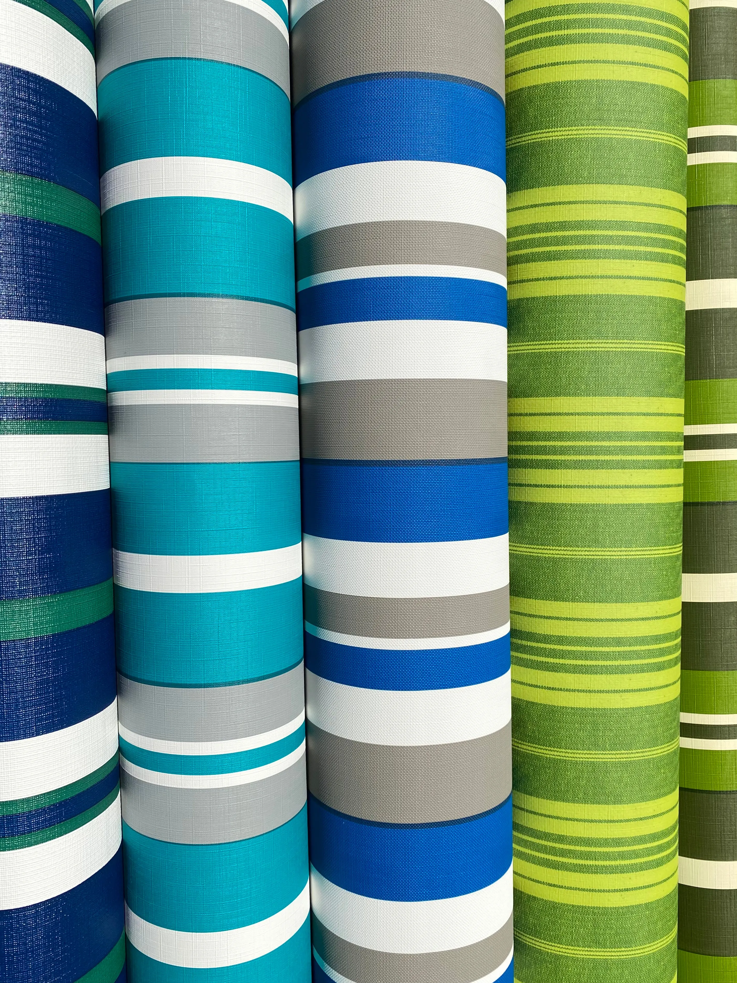 Blue, Grey, White Stripe