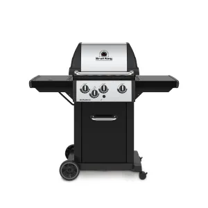 Broil King Monarch™ 340 Propane Gas Grill with Side Burner in Stainless Steel & Black - 834264|Gril à gaz propane MonarchMC 340 en acier inoxydable et noir de Broil King avec brûleur latéral - 834264