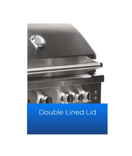 Broilmaster B-Series Built-In 32" Stainless Natural Gas Grill Head - BSB324NLN