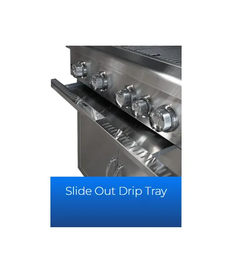 Broilmaster B-Series Built-In Deluxe 40" Stainless Propane Gas Grill Head - BSB405P