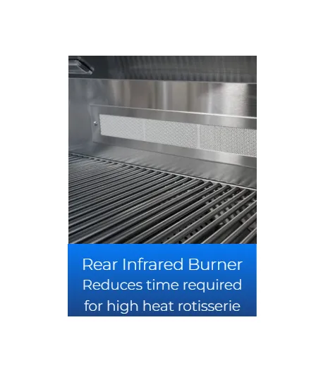 Broilmaster B-Series Built-In Deluxe 40" Stainless Propane Gas Grill Head - BSB405P