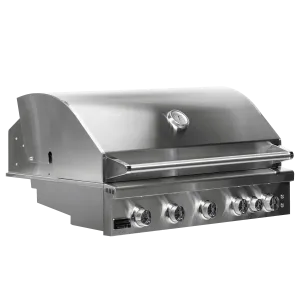 Broilmaster B-Series Built-In Deluxe 40" Stainless Propane Gas Grill Head - BSB405P