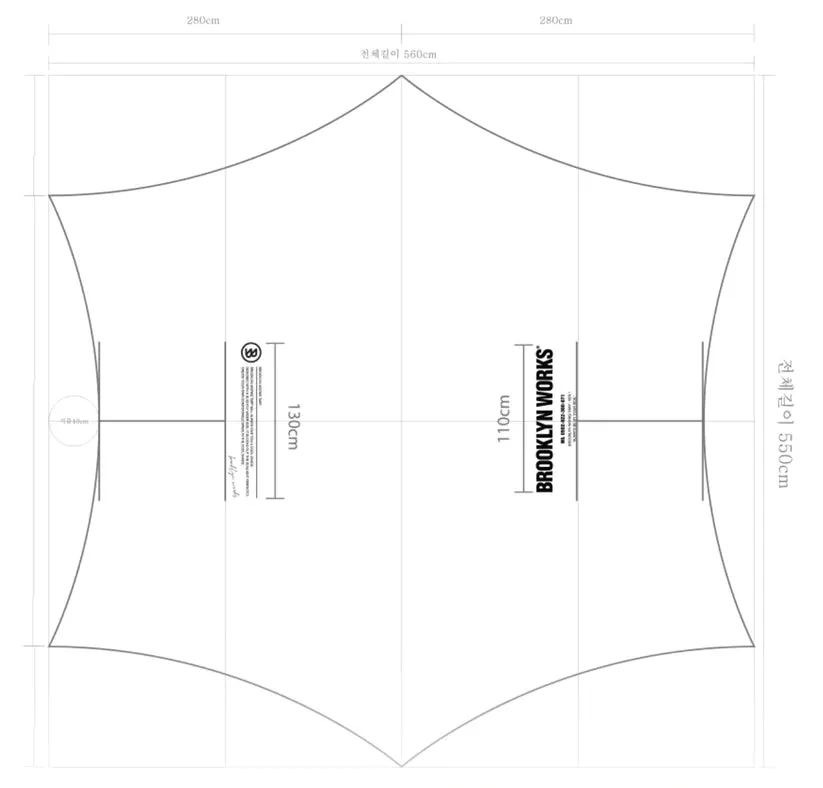 【BROOKLYN WORKS】ROI TARP / ロイタープ