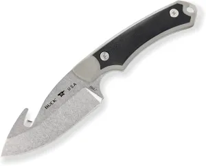 Buck Knives 664 Alpha Hunter Select Fixed Blade Hunting Knife with Guthook, Gray