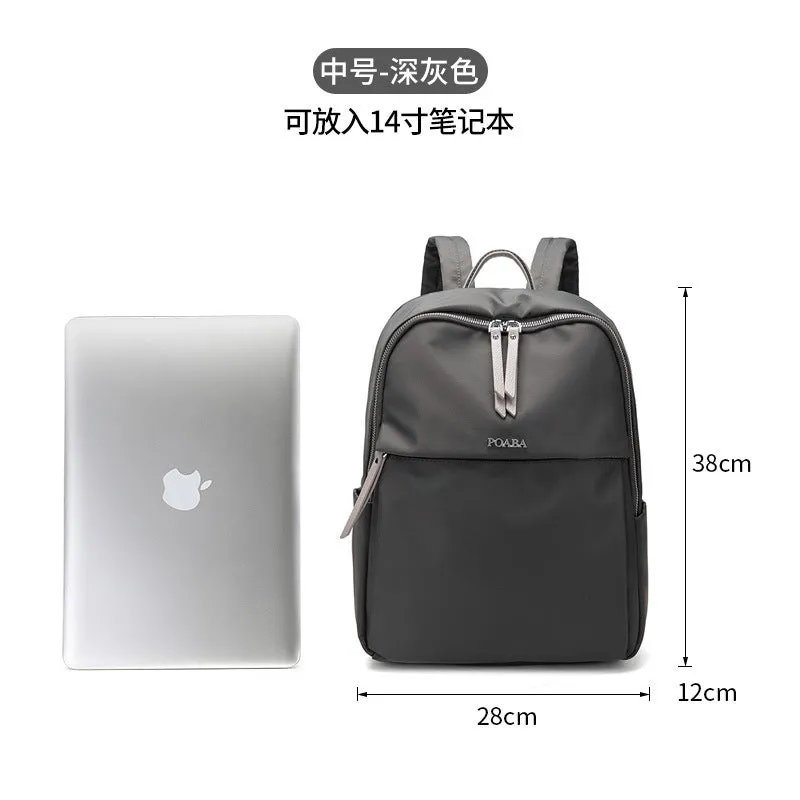 Business Travel Large Capacity Oxford Backpack Waterproof Lightweight Nylon Backpack Multi-Functional Commuter Travel Laptop Bag