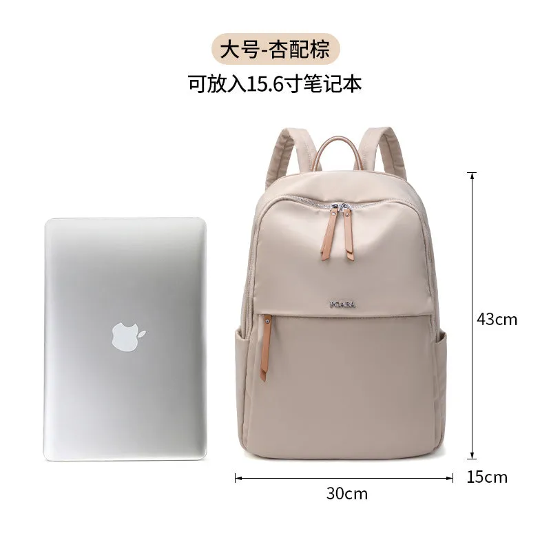 Business Travel Large Capacity Oxford Backpack Waterproof Lightweight Nylon Backpack Multi-Functional Commuter Travel Laptop Bag