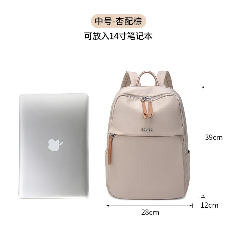 Business Travel Large Capacity Oxford Backpack Waterproof Lightweight Nylon Backpack Multi-Functional Commuter Travel Laptop Bag