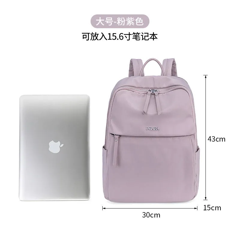 Business Travel Large Capacity Oxford Backpack Waterproof Lightweight Nylon Backpack Multi-Functional Commuter Travel Laptop Bag