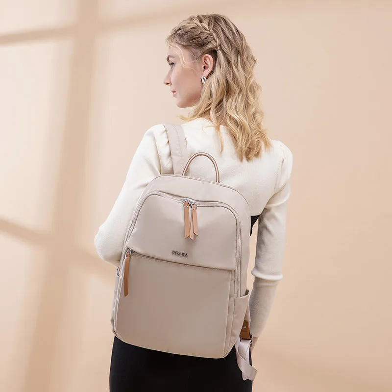 Business Travel Large Capacity Oxford Backpack Waterproof Lightweight Nylon Backpack Multi-Functional Commuter Travel Laptop Bag
