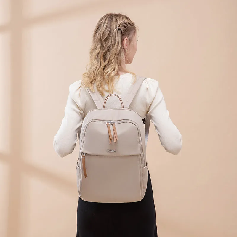 Business Travel Large Capacity Oxford Backpack Waterproof Lightweight Nylon Backpack Multi-Functional Commuter Travel Laptop Bag