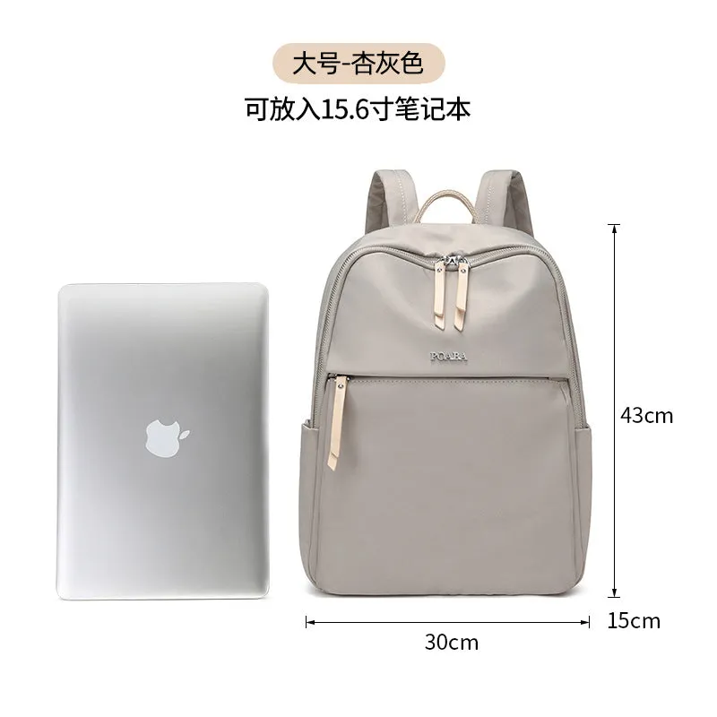 Business Travel Large Capacity Oxford Backpack Waterproof Lightweight Nylon Backpack Multi-Functional Commuter Travel Laptop Bag