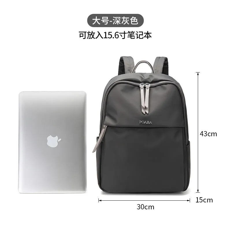 Business Travel Large Capacity Oxford Backpack Waterproof Lightweight Nylon Backpack Multi-Functional Commuter Travel Laptop Bag