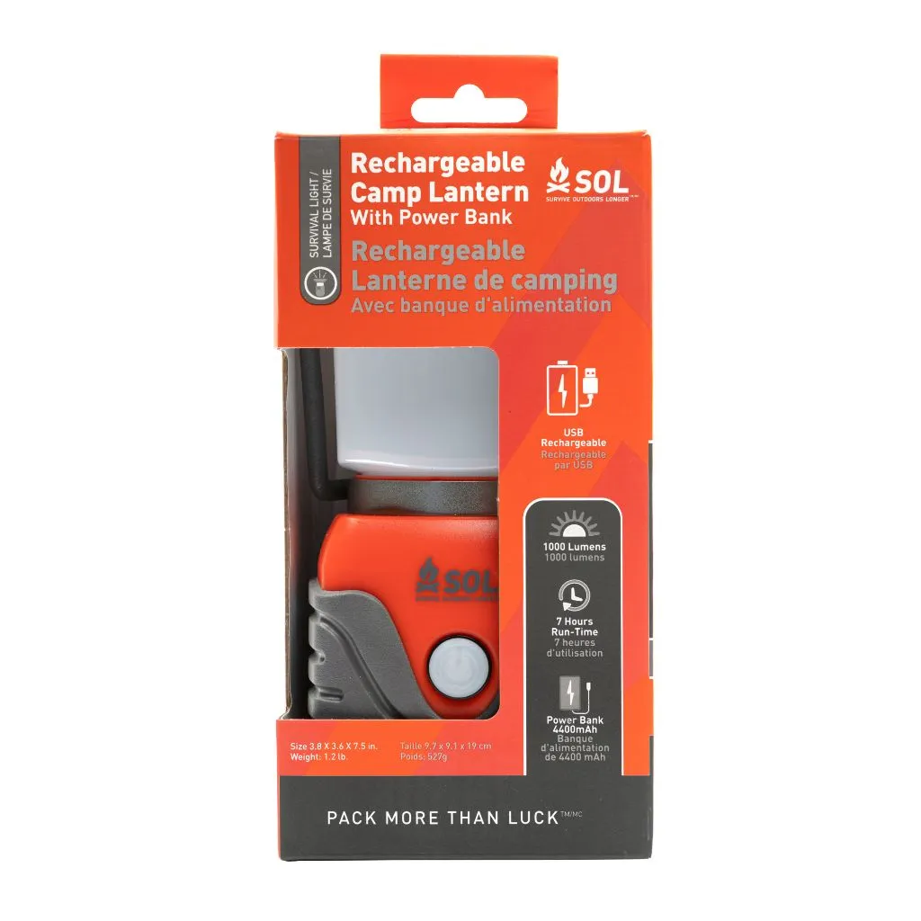 Camp Lantern Recharge with Power Bank