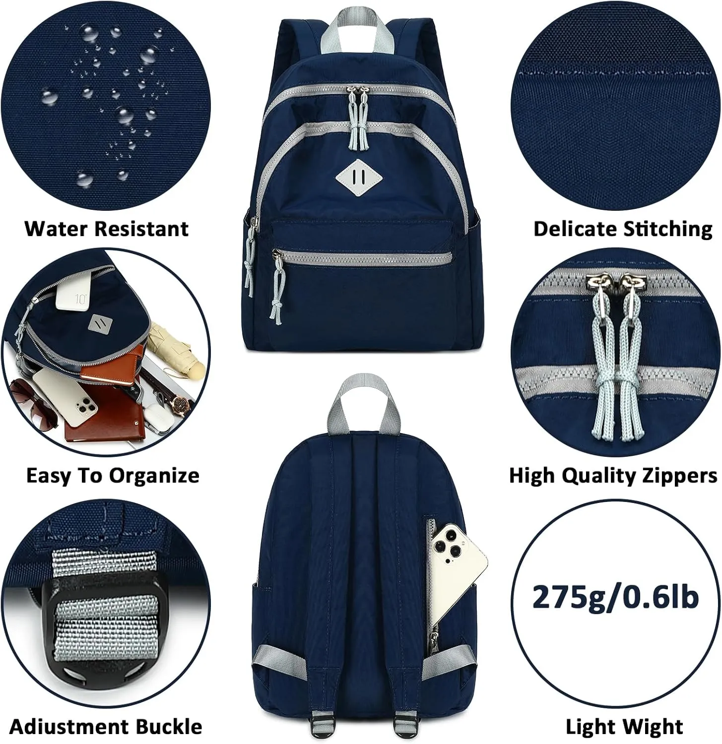 CAMTOP Mini Backpack Small Backpack Purse for Women Lightweight Cute Fashion Backpack Bookbag Daypack for Travel Shopping