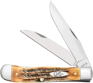 Case XX WR POCKET KNIFE 6.5 BONESTAG® TRAPPER, ITEM 65329, LENGTH CLOSED 4 1/8 INCH (6.5254W SS)
