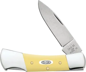 Case XX WR Pocket Knife Lockback Yellow Synthetic Item #81089 (31225L SS) 3 5/8" Inches Closed