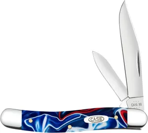 Case XX WR Pocket Knife, PATRIOTIC KIRINITE® SMOOTH MEDIUM JACK ItemNumber 11225 - (102087 SS) Length Closed: 3 3/8 Inches