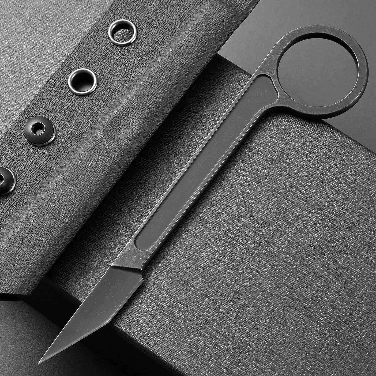 Ccanku C1104 Fixed Blade Knife D2 Blade Stainless Steel Handle EDC Tool Knife for Hunting, Survival, Camping Outdoor with K Sheath