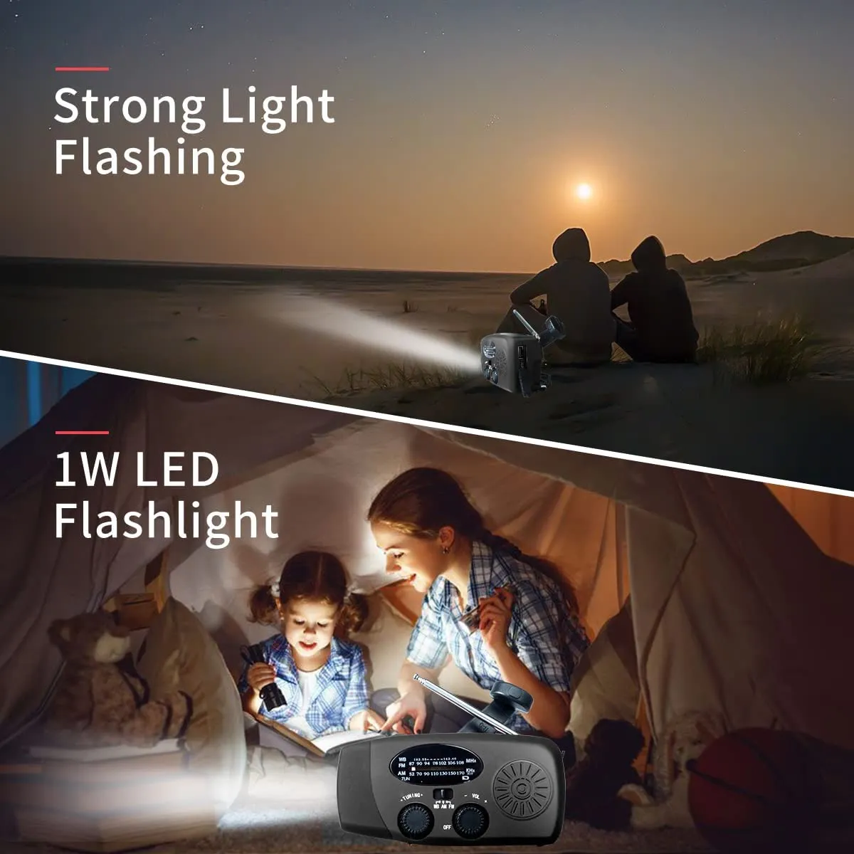 Cell Easter discount Hand Solar Charger With Outdoor For Solar Flashlight Radio Home Phone Stylish Weather Bank LED Crank And Power 2000mAh Emergency