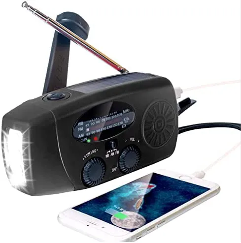 Cell Easter discount Hand Solar Charger With Outdoor For Solar Flashlight Radio Home Phone Stylish Weather Bank LED Crank And Power 2000mAh Emergency