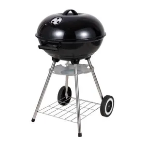 Charcoal Grill with Cover and Wheels