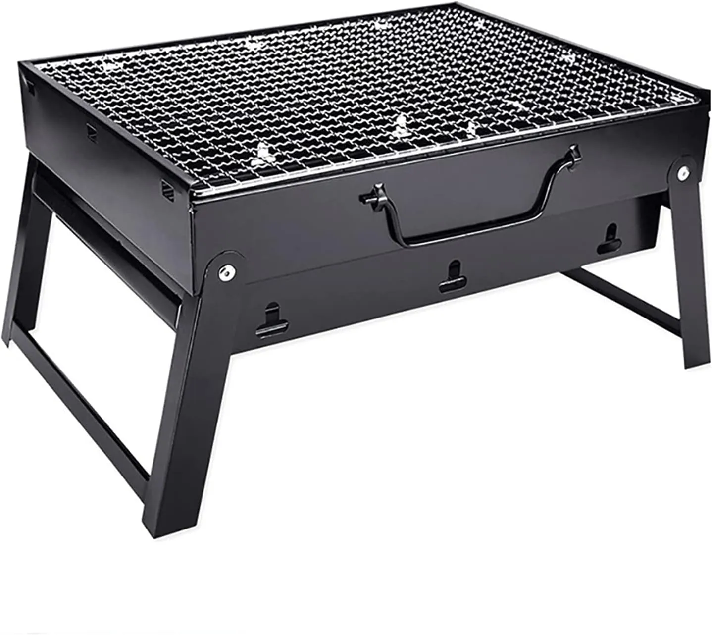 Charcoal Grills Folding Barbecue Grill Portable Mini BBQ for Outdoor Picnics Camping Party Cooking Rack Tools