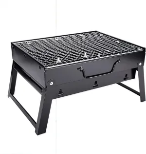 Charcoal Grills Portable Folding Barbecue Grill Easy Assemble and Remove Cooking Set BBQ Grilling Camping