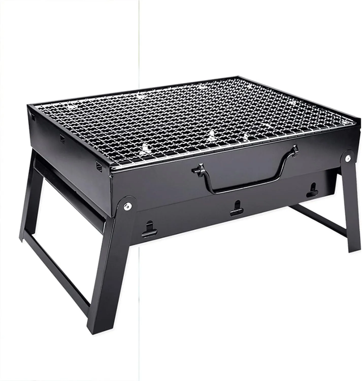 Charcoal Grills Portable Folding Barbecue Grill Easy Assemble and Remove Cooking Set BBQ Grilling Camping