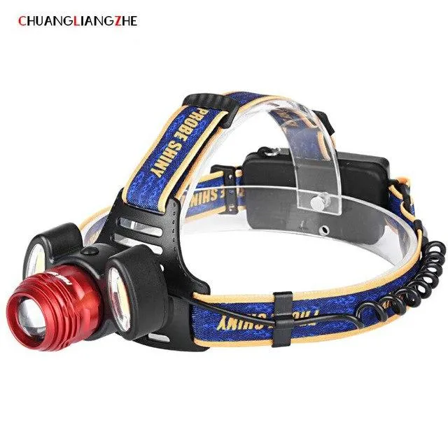 CHENGLIANGZHE LED headlamp outdoor 25W battery 18650 rechargeable headlamp fishing lamp super bright miner's lamp flashlights