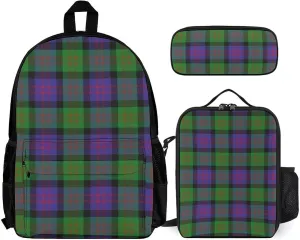 Clan MacDonald Donald Lightweight Pocket Backpack Crossbody Lunch Bag Set Unisex