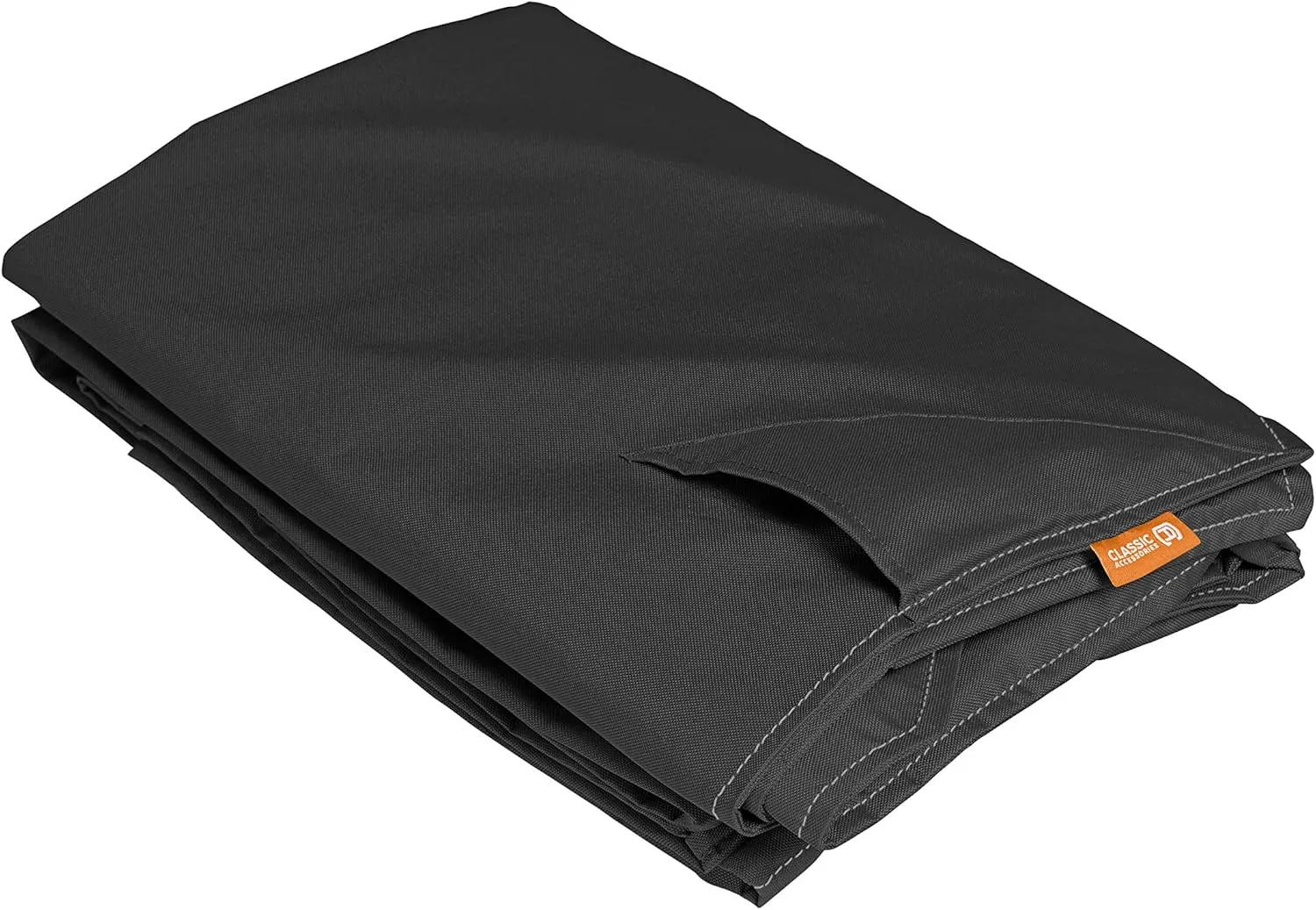 Classic Accessories Storigami Easy Fold Water-Resistant 58 Inch BBQ Grill Cover, Charcoal Black, Grill Cover, Grill Cover for Outdoor Grill, BBQ Cover