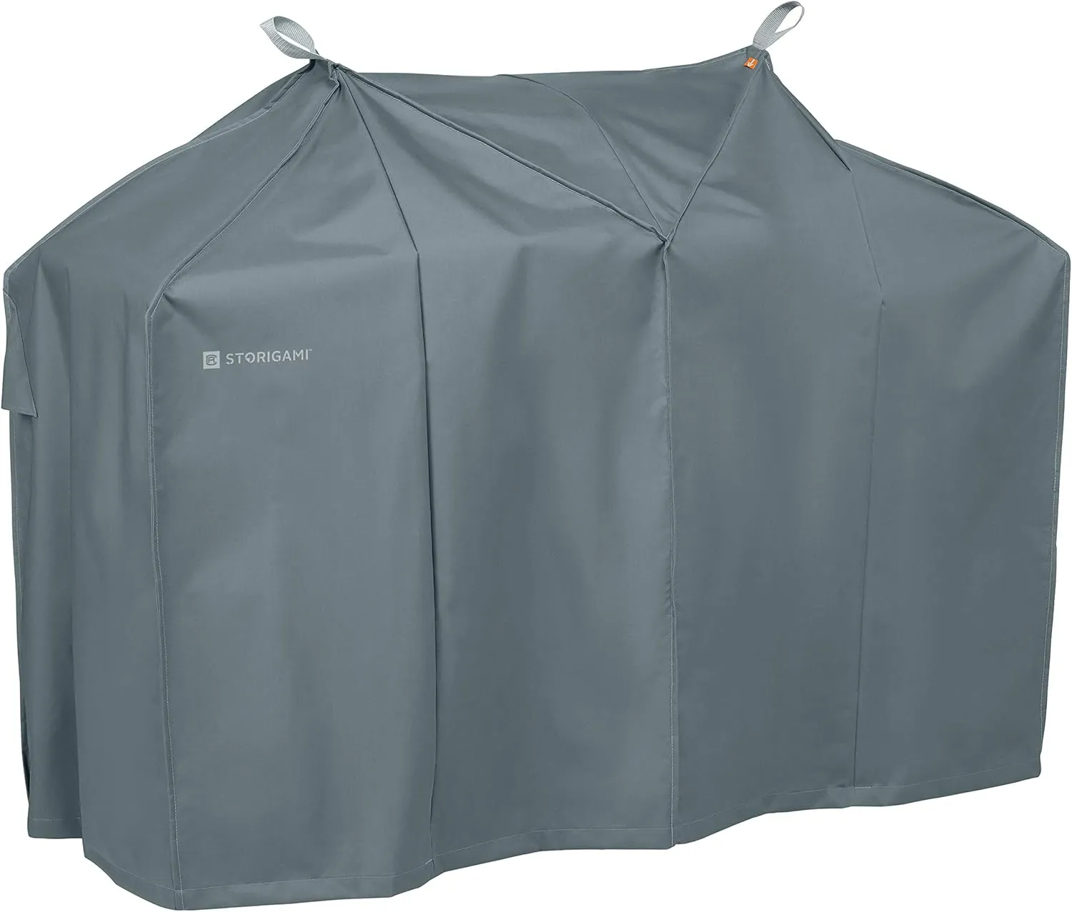 Classic Accessories Storigami Easy Fold Water-Resistant 70 Inch BBQ Grill Cover, Monument Grey
