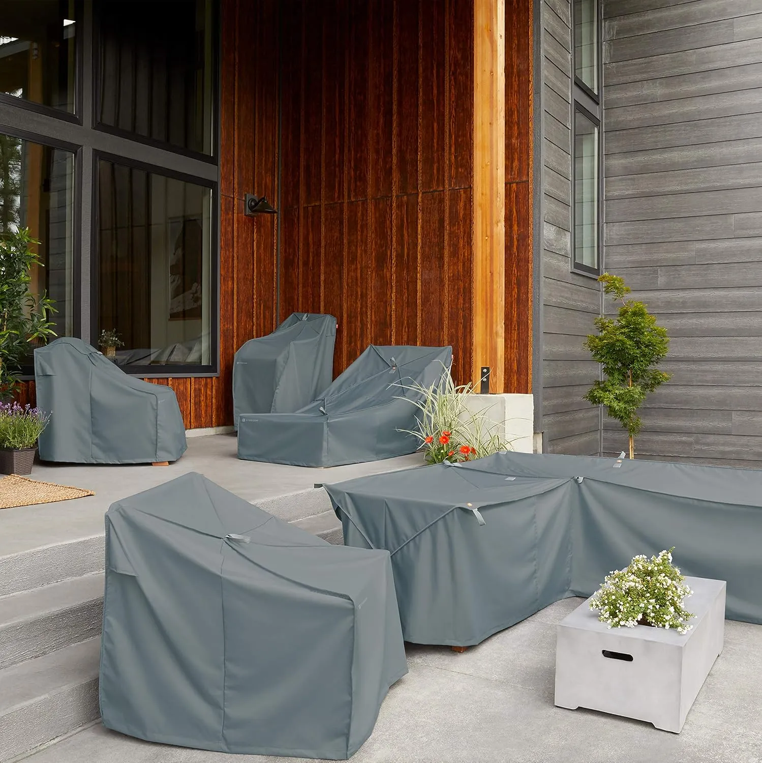 Classic Accessories Storigami Easy Fold Water-Resistant 70 Inch BBQ Grill Cover, Monument Grey