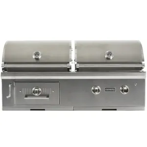 Coyote C1HY50NG 50 Inch Built-in Charcoal and Gas Dual Fuel Hybrid Grill