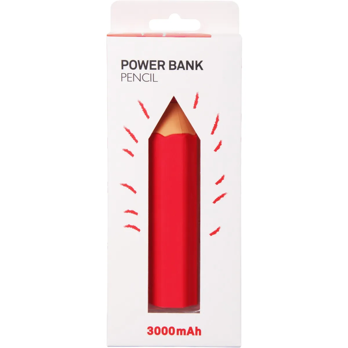 Crest Pencil Powerbank - Blue - Green - Purple - Red - Yellow