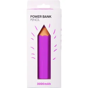 Crest Pencil Powerbank - Blue - Green - Purple - Red - Yellow