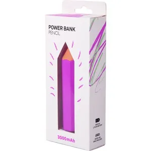 Crest Pencil Powerbank - Blue - Green - Purple - Red - Yellow