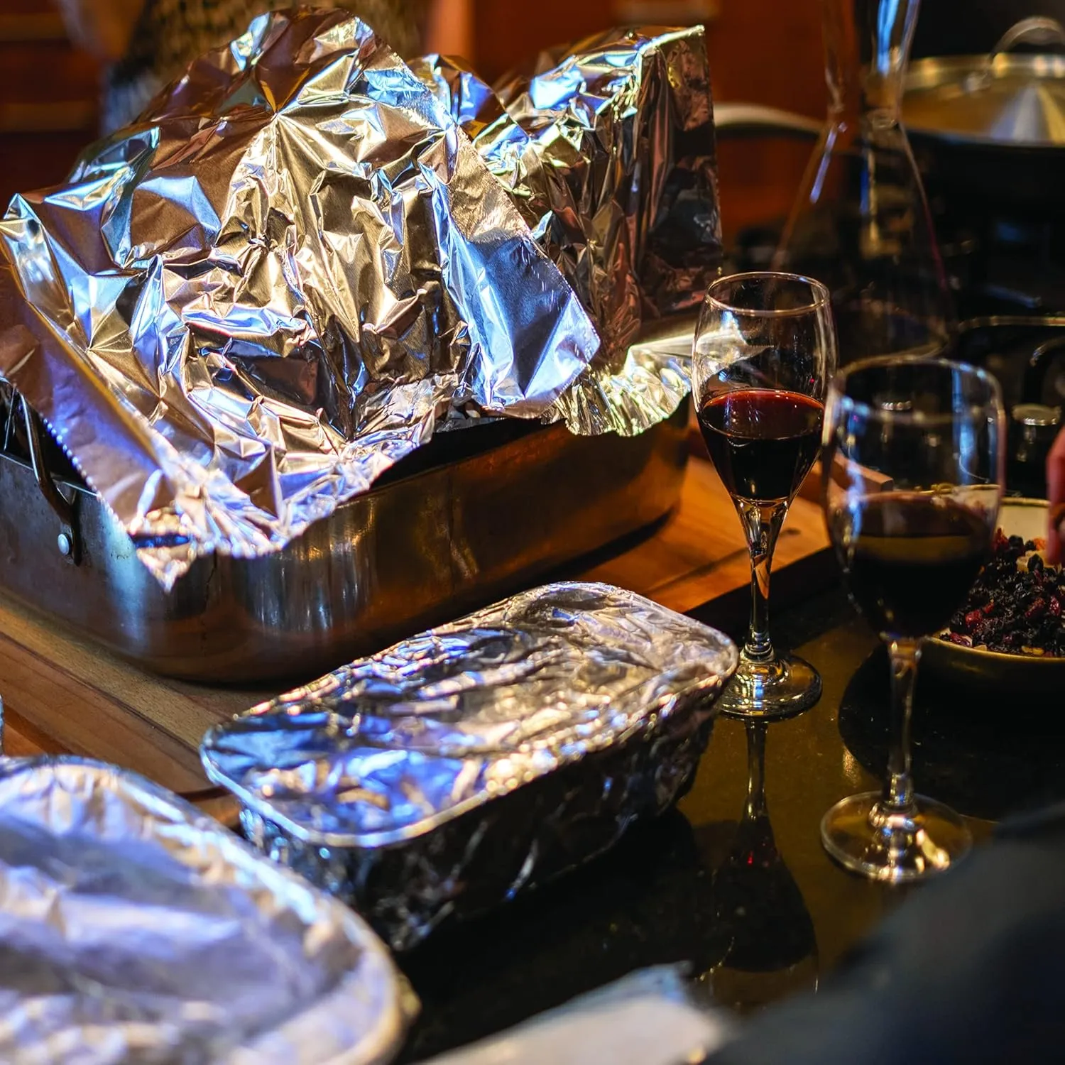 Crystal by crystalware Aluminum - Precut Foil Sheets - Pop Up Foil Sheets for Storing, Cooking Food - Premium Aluminum Foil Wraps - 12” x 10.75” - 500 Sheets, Silver