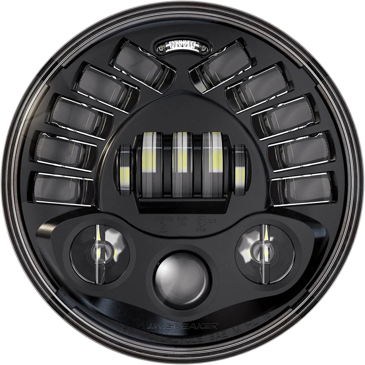Custom Dynamics - 2014-2023 Indian - 7" Adaptive Headlamp- Black