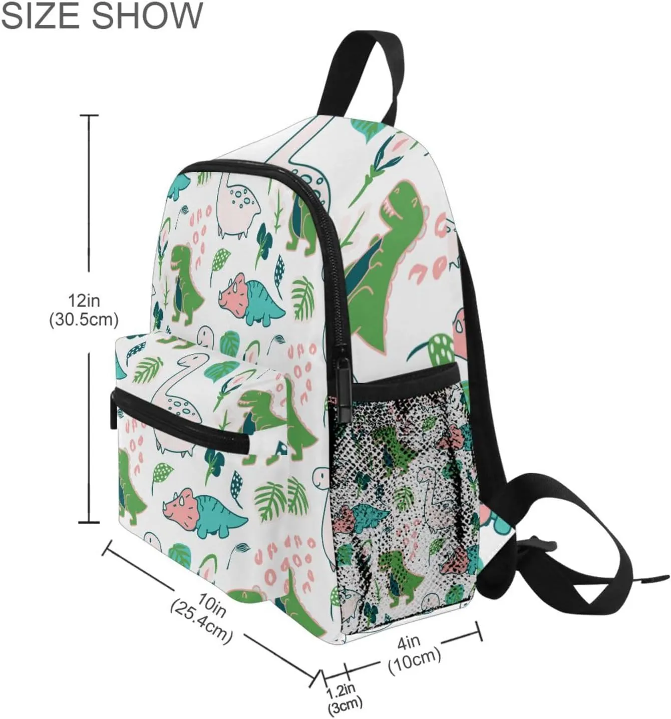 Cute Kids Back Pack Cute Dino Todder Backpack Lightweight Preschool Kindergarten Book Bag Practical and Durable Daycare Bag for Travel,Toys
