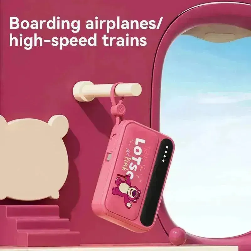 Disney Fast-Charging Power Bank With Built-in Data Cable