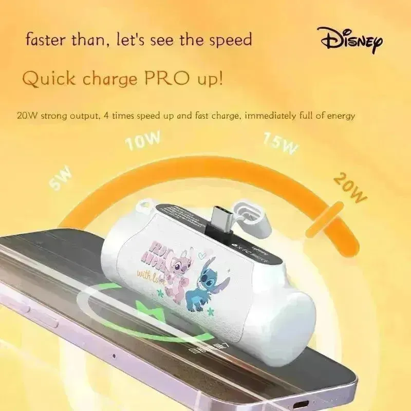Disney Portable Charging Power Capsule (For iPhone & Android)
