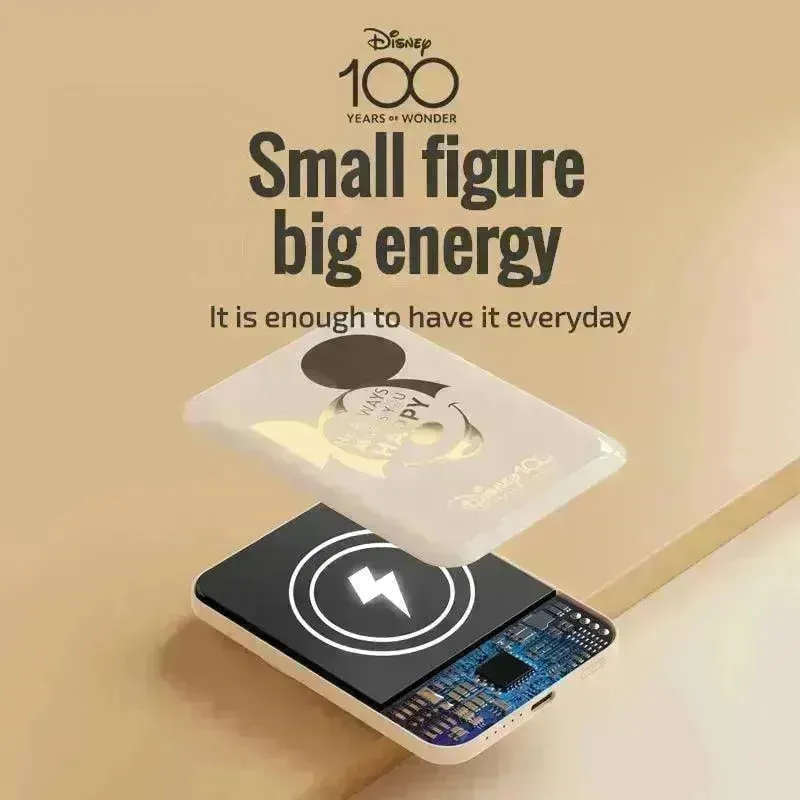 Disney QS C02 100th Anniversary Wireless Power Bank